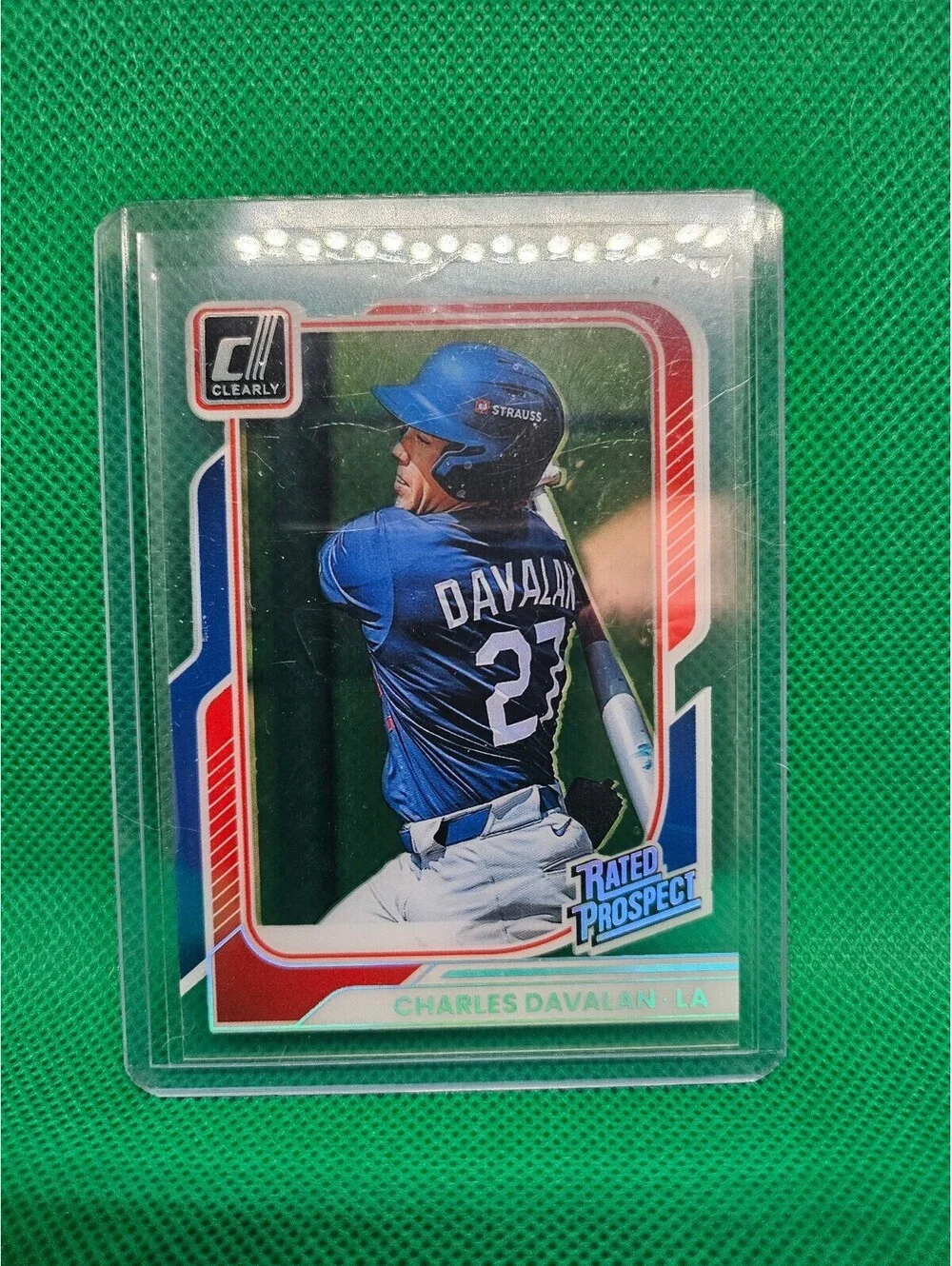 Charles Davalan (RC) [Clearly insert] #113 - 2026 Panini Donruss - LA Dodgers